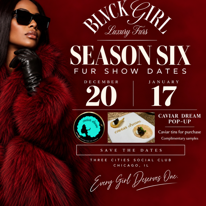 Black Girl Luxury Fur Show