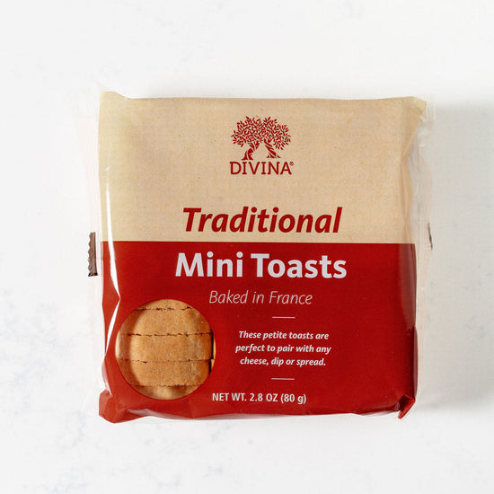 Divina Traditional Mini Toasts packaging on a white background